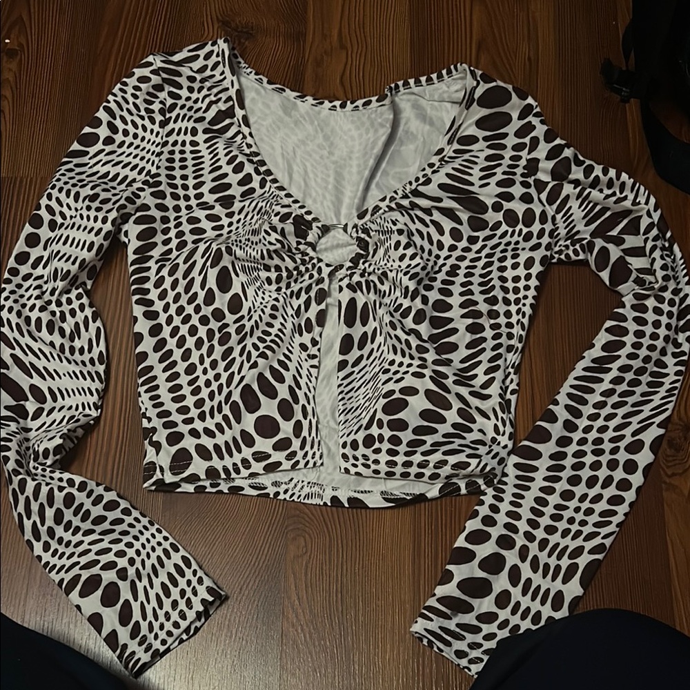 Stylish Black and White Women's Top
